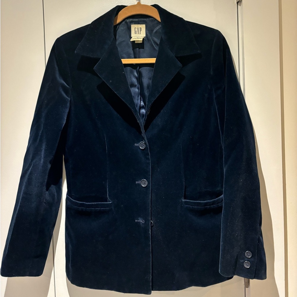 Vintage velvet Gap blazer